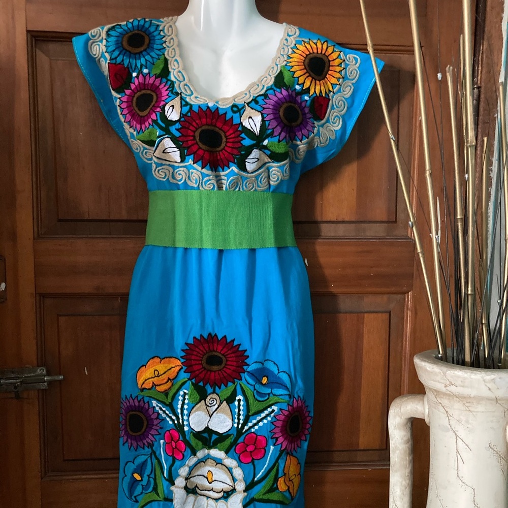 Long Mexican dress